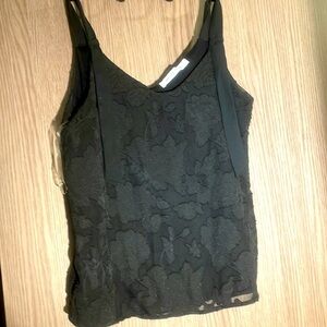 BLACK sleeveless  top